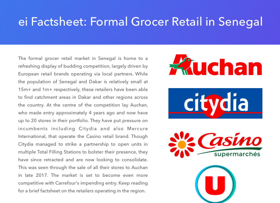 ei Factsheet: Formal Grocer Retail in Senegal