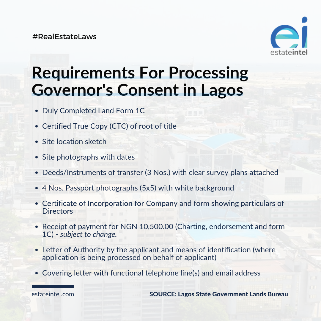 Requirements For Processing Governor&#8217;s Consent