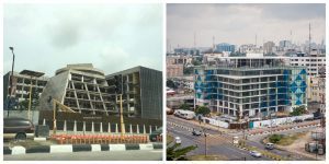 Photos of your favourite Lagos Office Buildings during and after construction