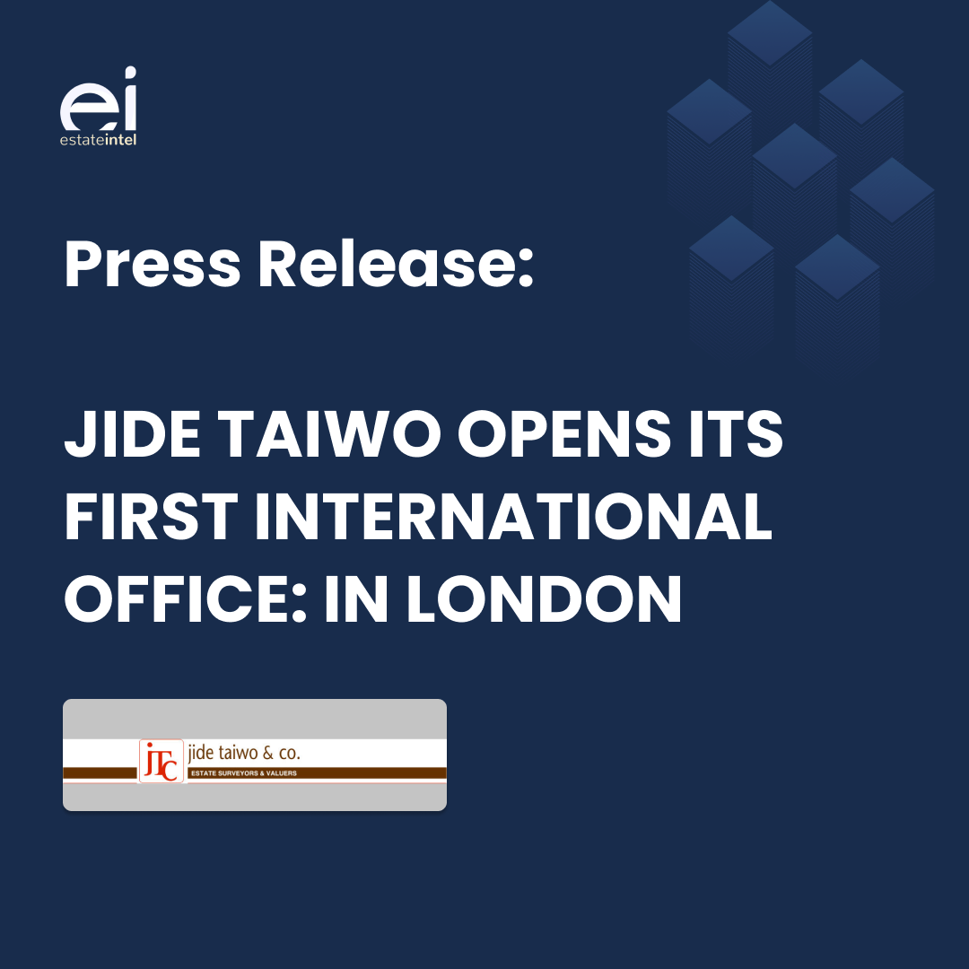 Press Release &#8211; Jide Taiwo Opens its First International Office In London