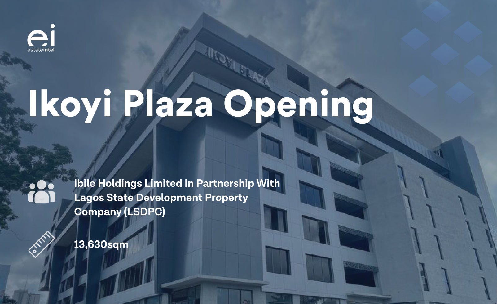 A new plaza has just opened in Ikoyi; Ikoyi Plaza