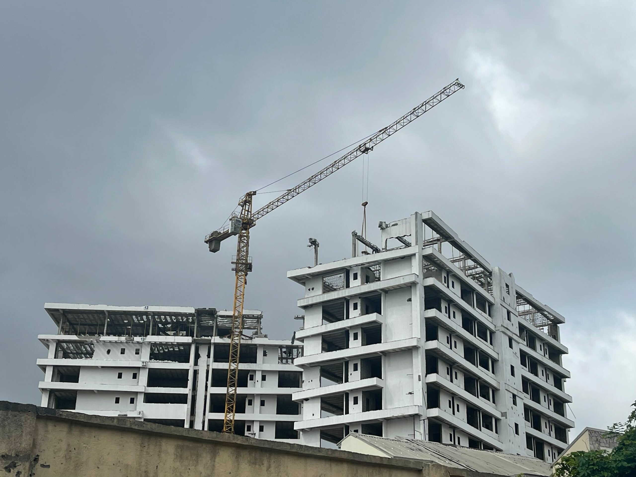 Lagos State Government begins demolition of the remaining 360 degrees buildings