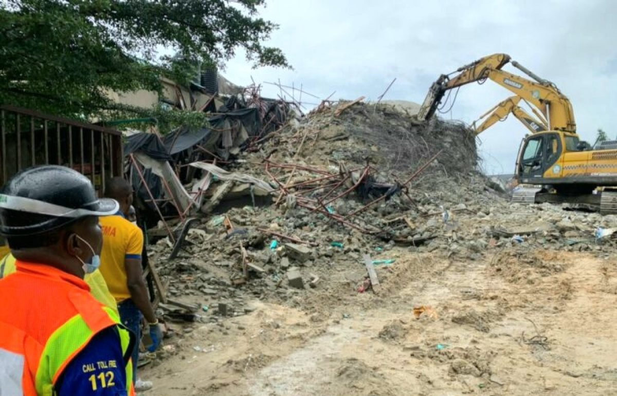 Seven-Storey Building in Oniru Collapses