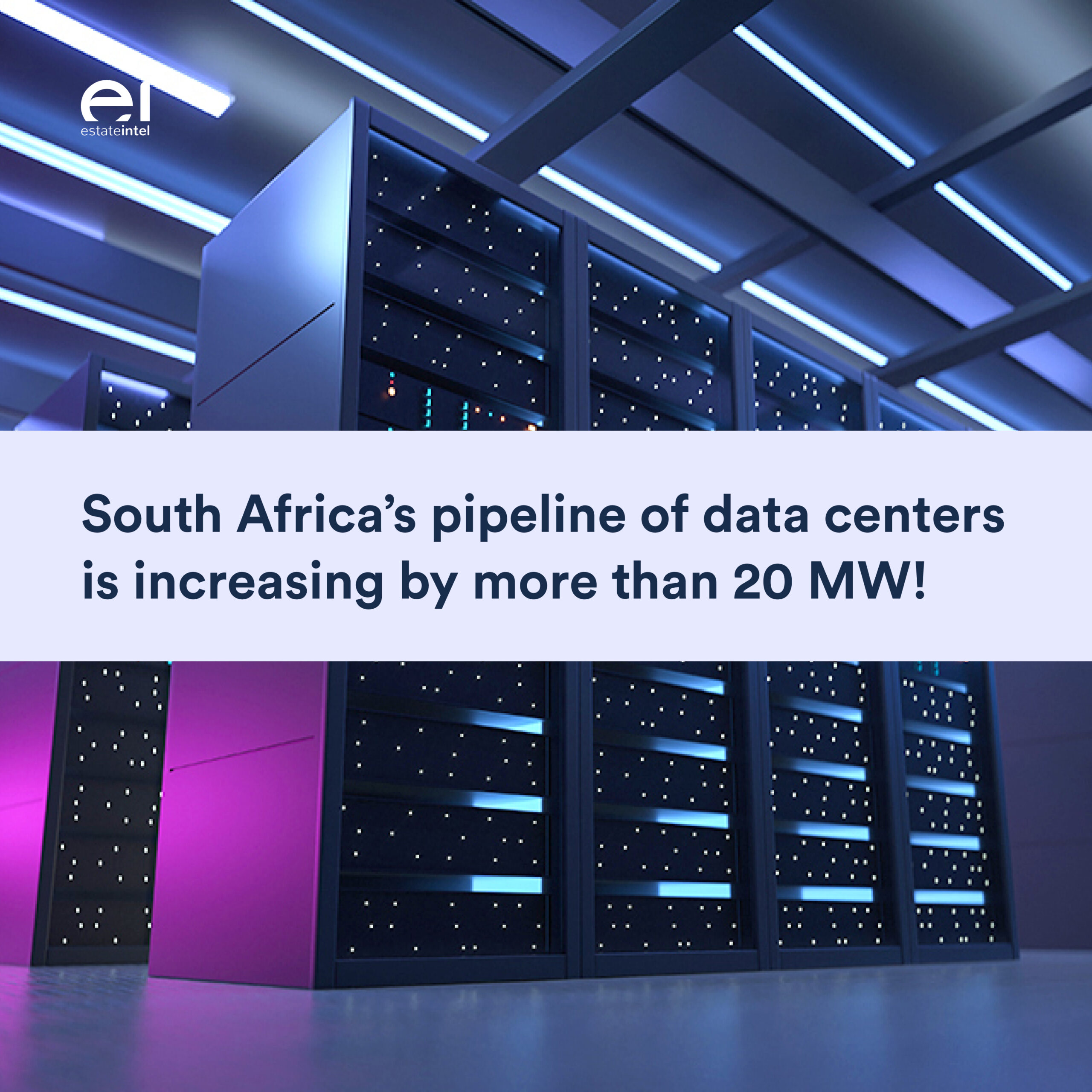 South Africa’s pipeline of data centers is increasing by more than 20 MW!